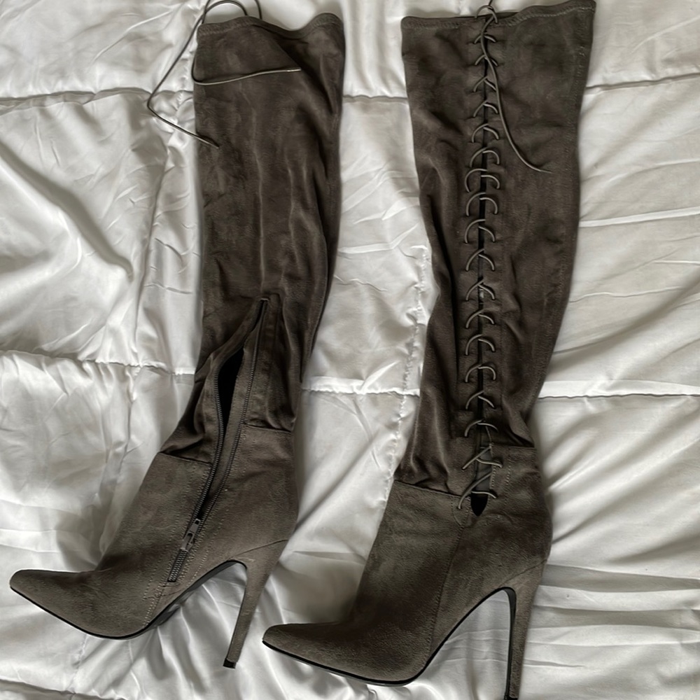 Heeled boots.